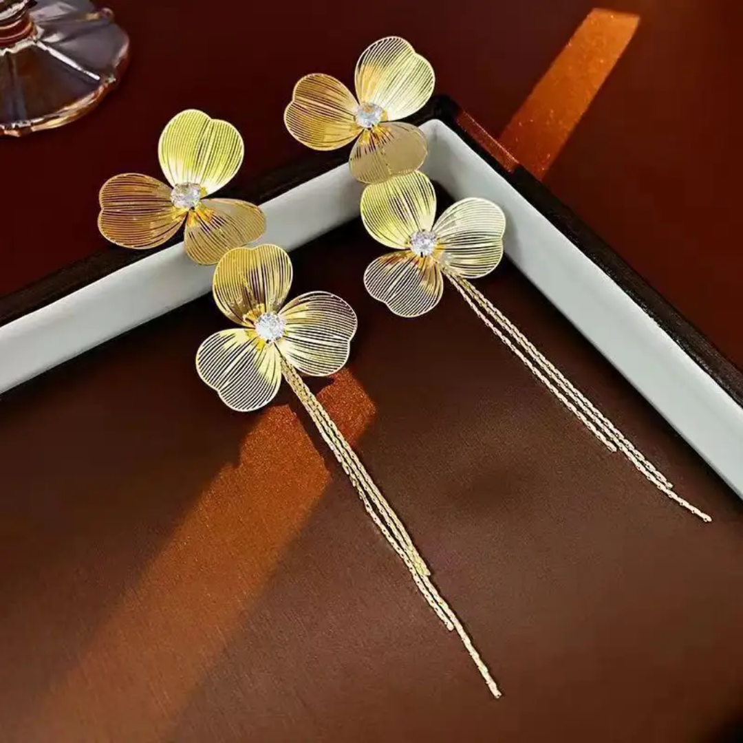 Glitz Flower Earrings