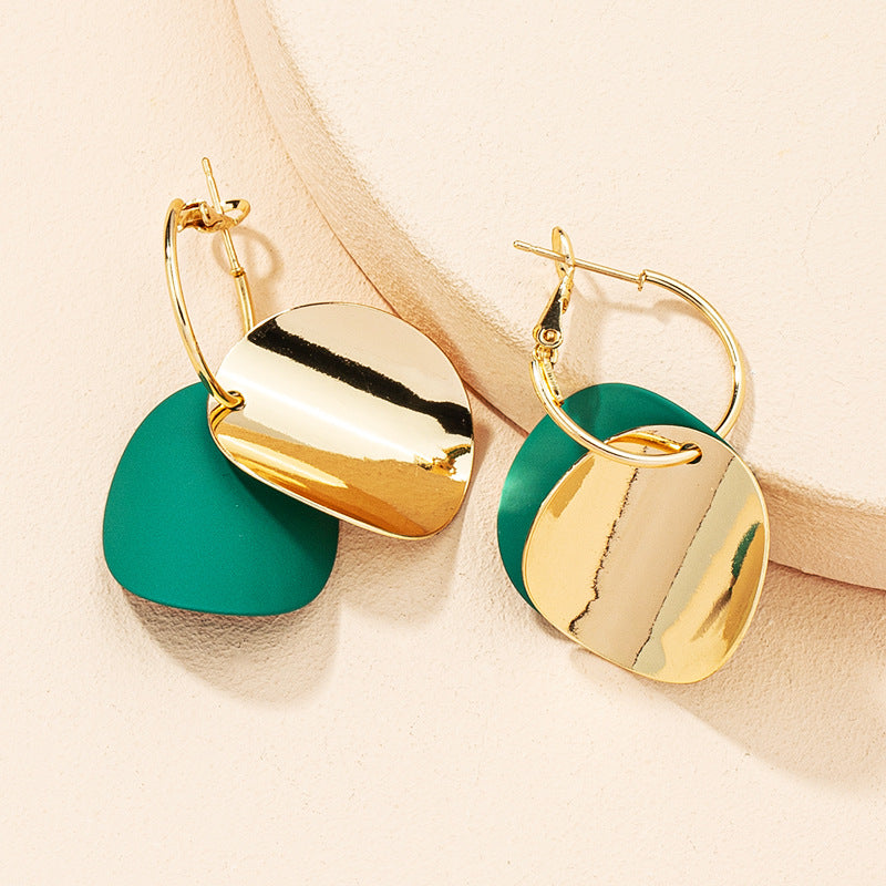 Golden Glaze Hoops