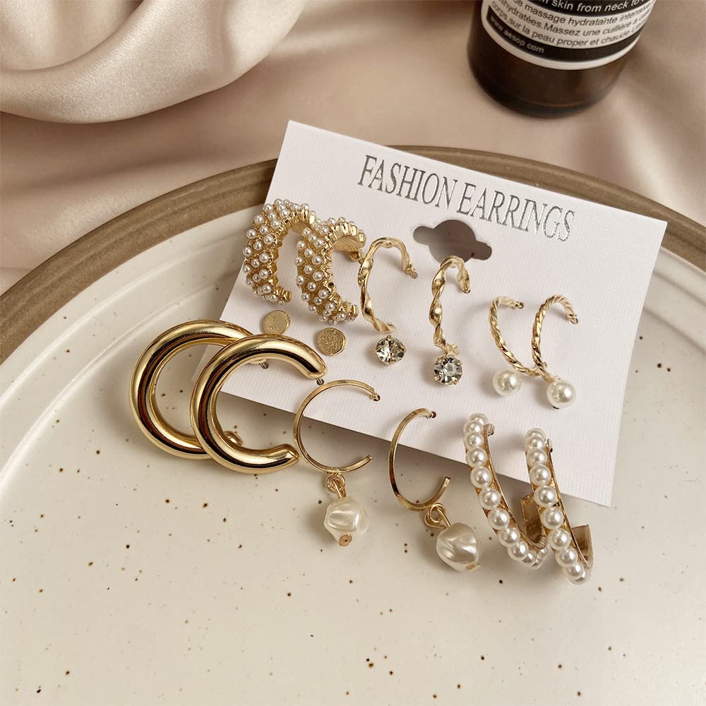 Gilded Bloom Hoops