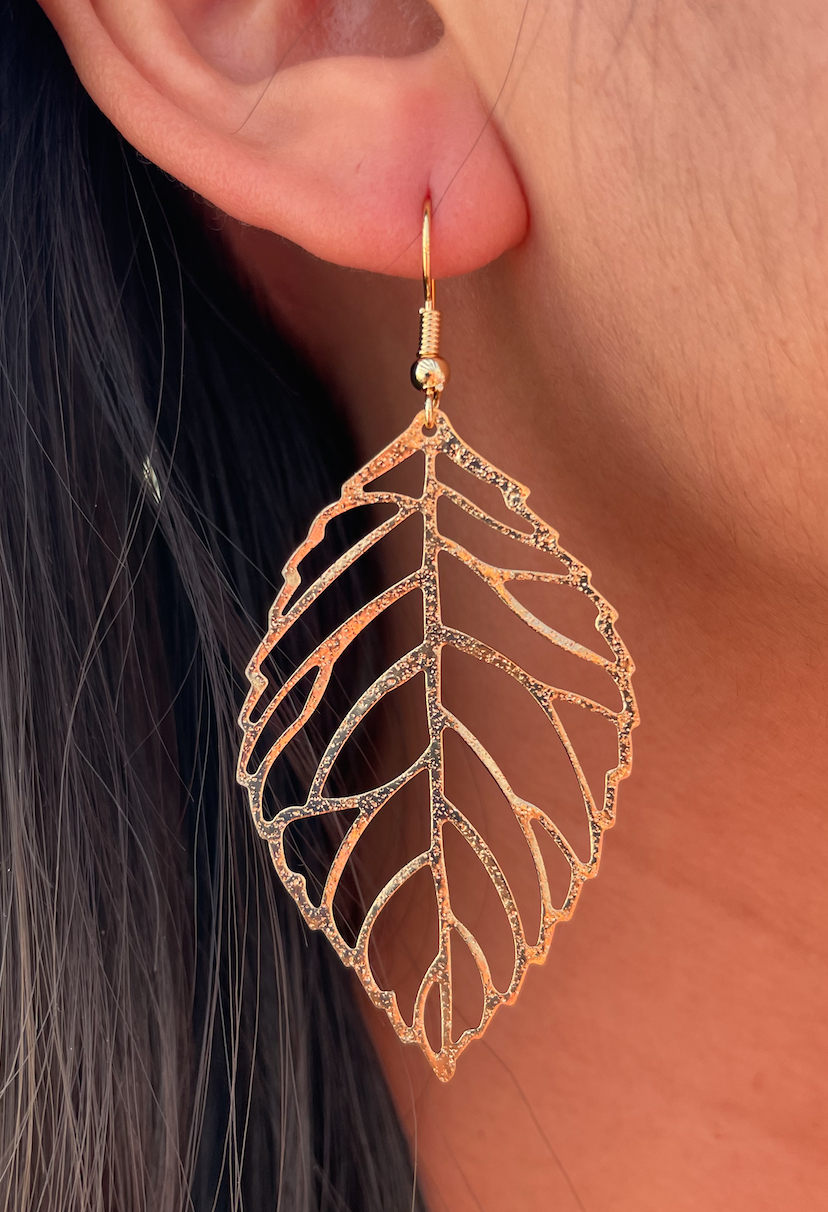 Lush Leaf Glow Earrings