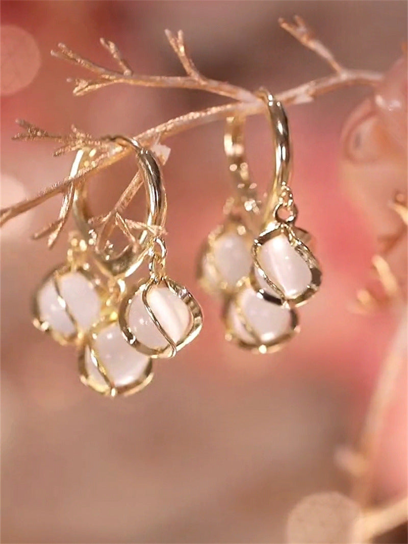 Blush Crystal Studs