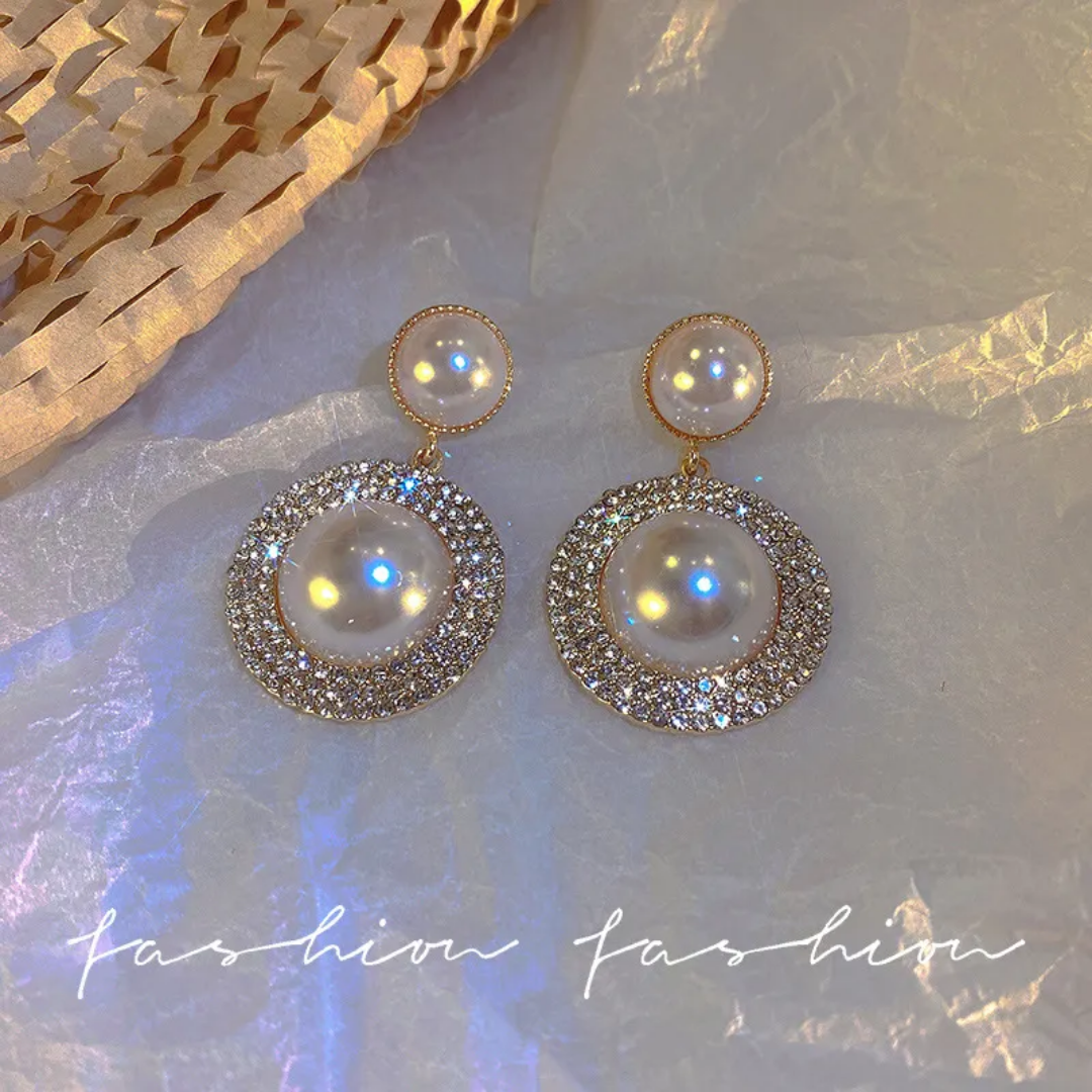 Pearl Hanging Earrings