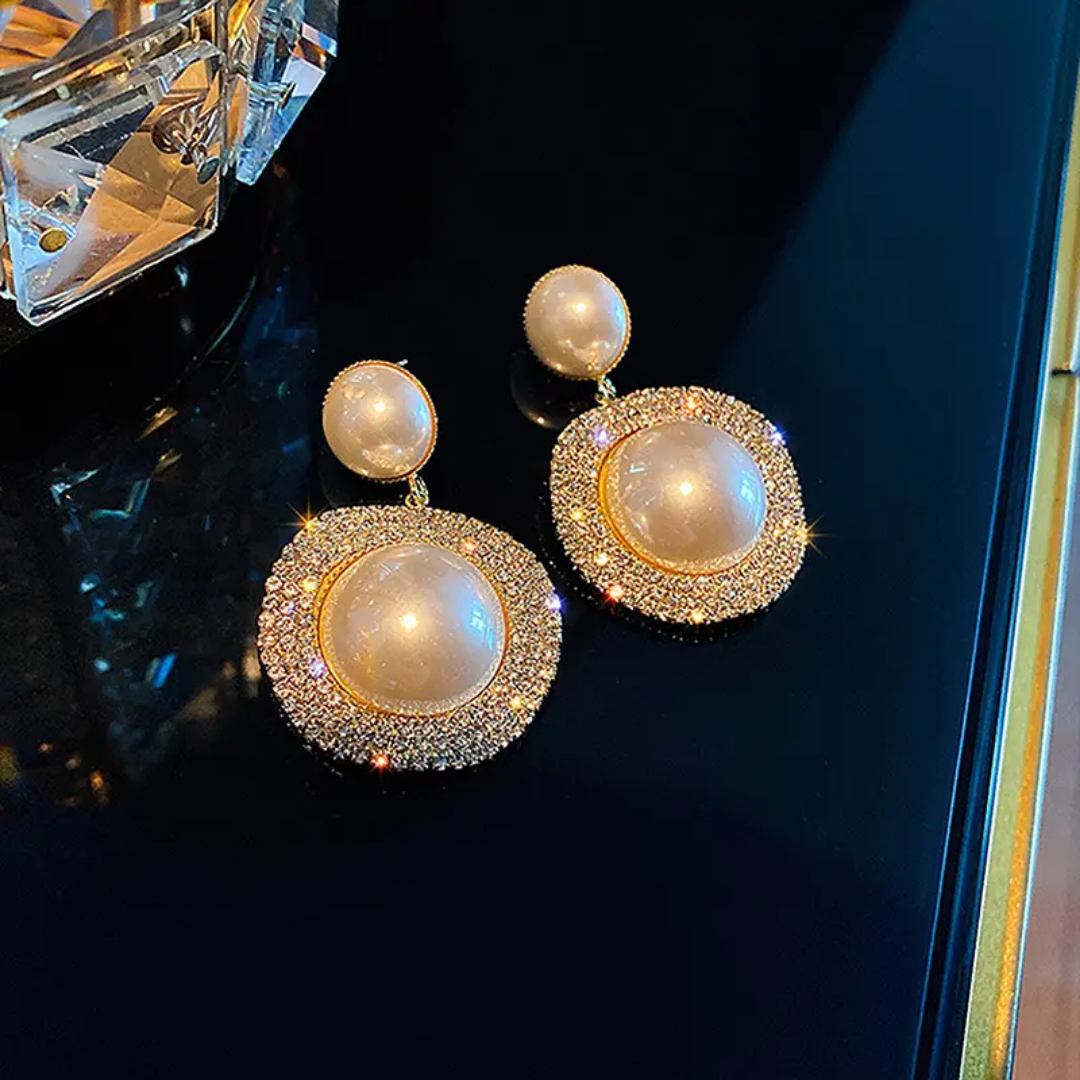Pearl Hanging Earrings