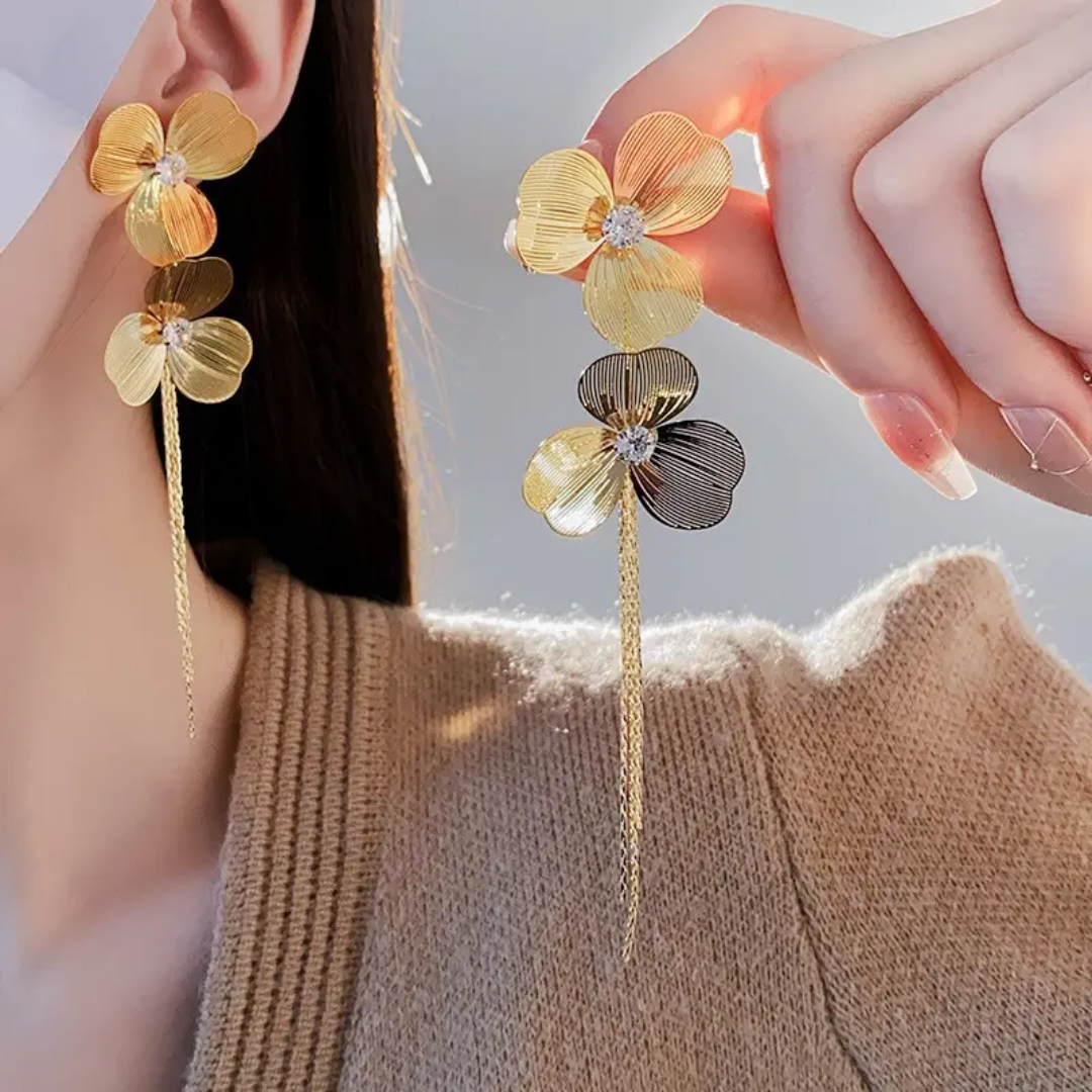 Glitz Flower Earrings