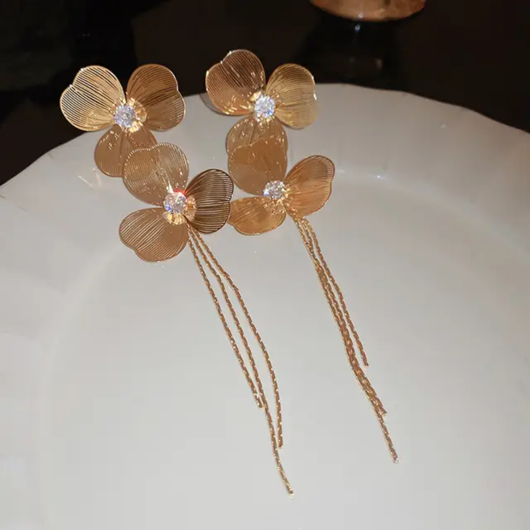 Glitz Flower Earrings