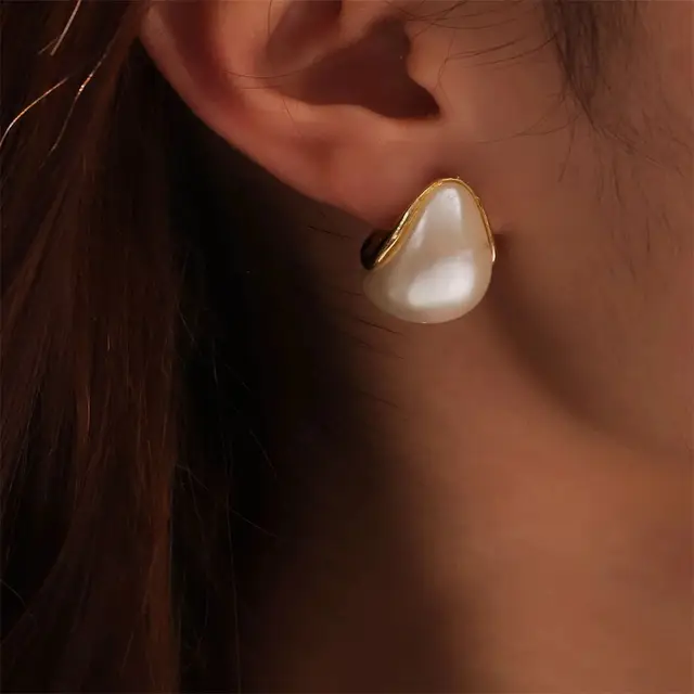 Pearl Drop Studs