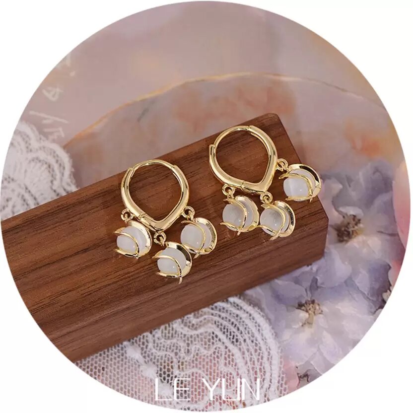 Blush Crystal Studs