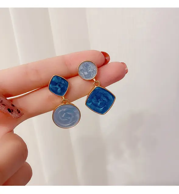 Icy Charm Hoops