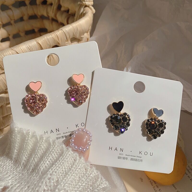 Sparkle Heart Earrings