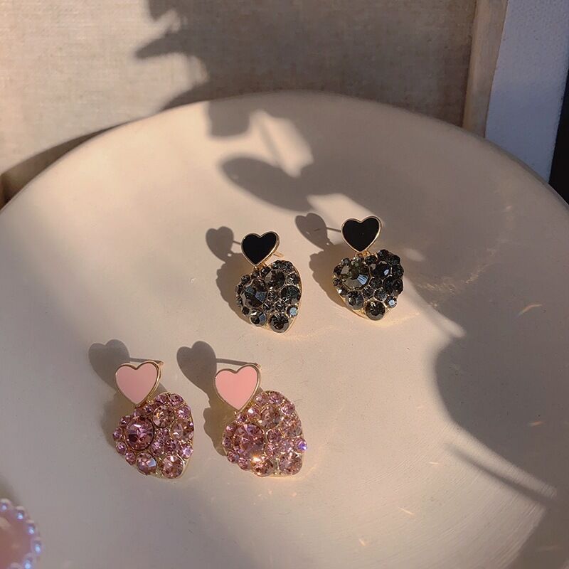 Sparkle Heart Earrings