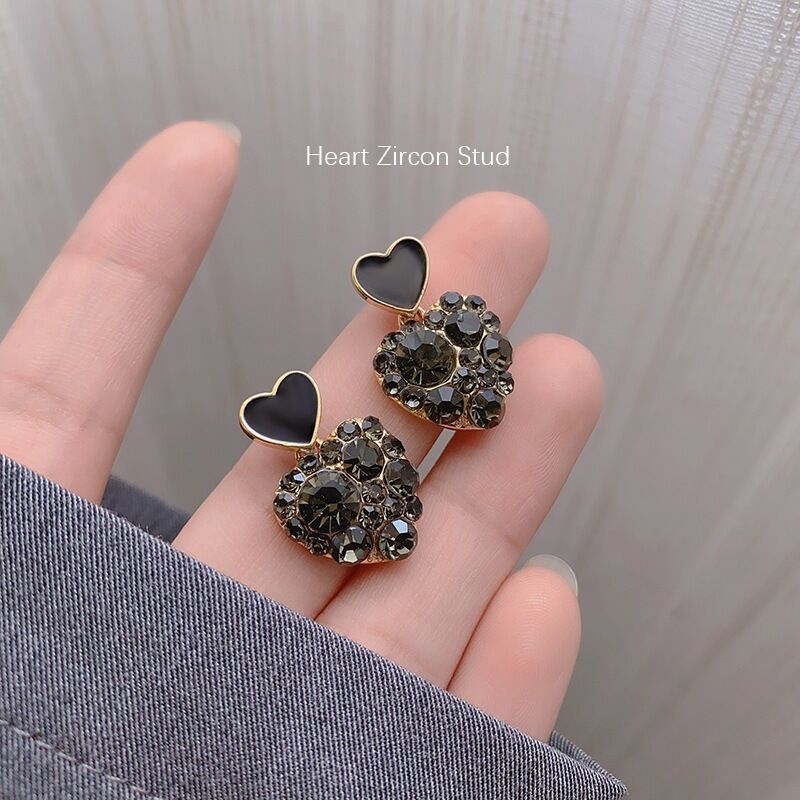 Sparkle Heart Earrings