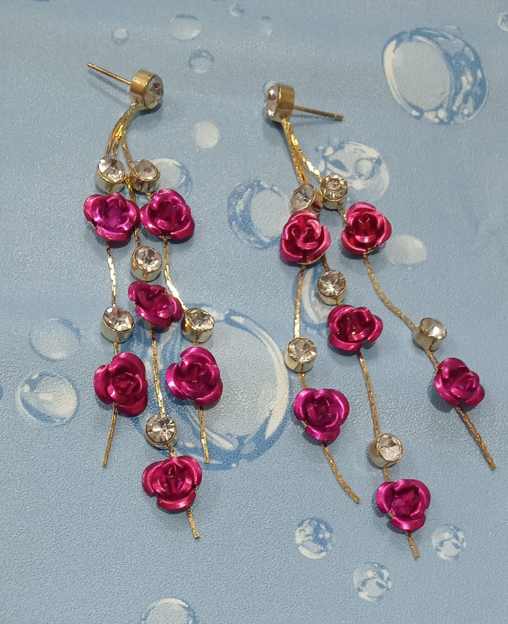 Rose Petals Danglers