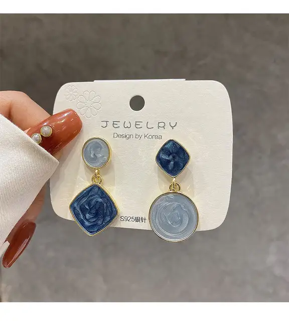 Icy Charm Hoops