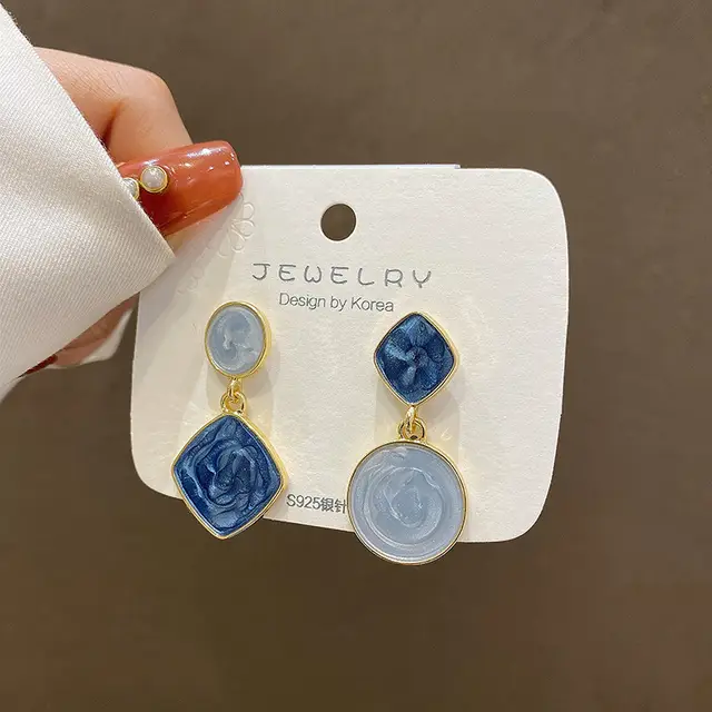 Icy Charm Hoops