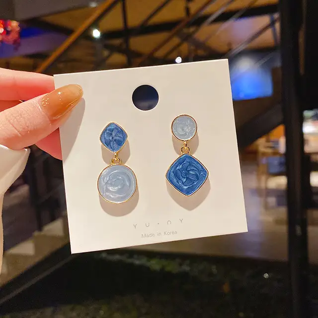 Icy Charm Hoops