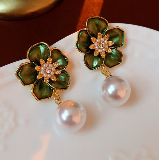 Radiant Flower Hoops