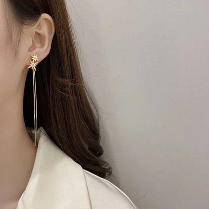 Star Hanging Earrings