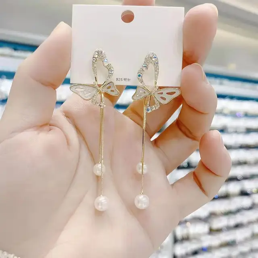 Butterfly Teardrop Dangles