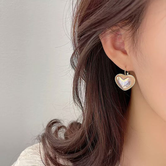 True Love Heart Hoops