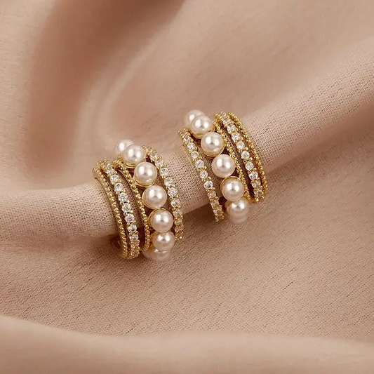 Pearl Rings Studs