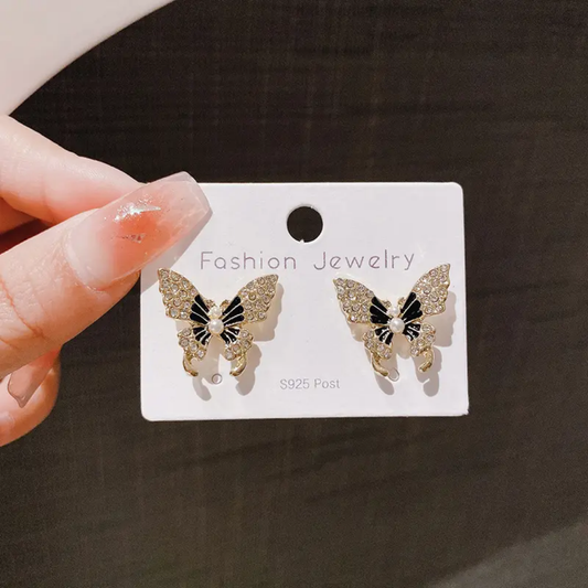 Sparkle Butterfly Studs