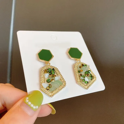 Garnet Glow Studs