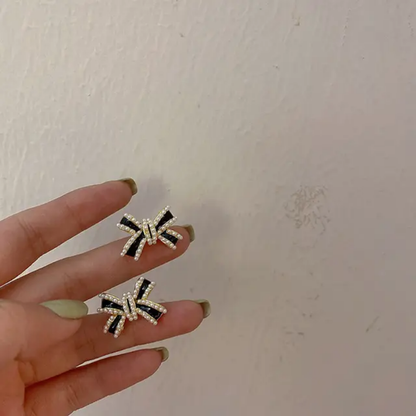 Heart Bow Earrings