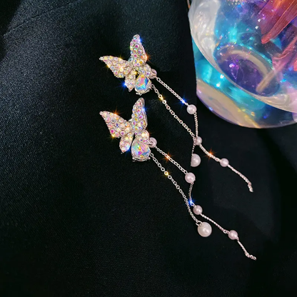 Butterfly Long Hanging Earrings