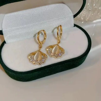 Crystal Hoop Earrings
