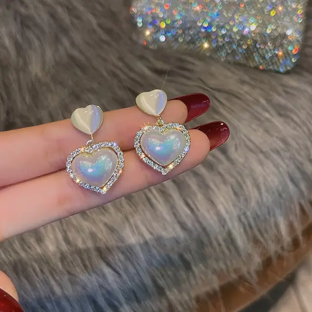 Pearl Heart Hangings