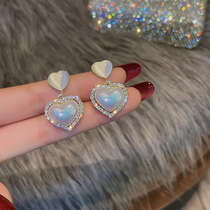 Pearl Heart Hangings