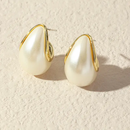 Pearl Drop Studs