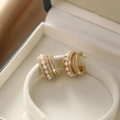 Pearl Rings Studs