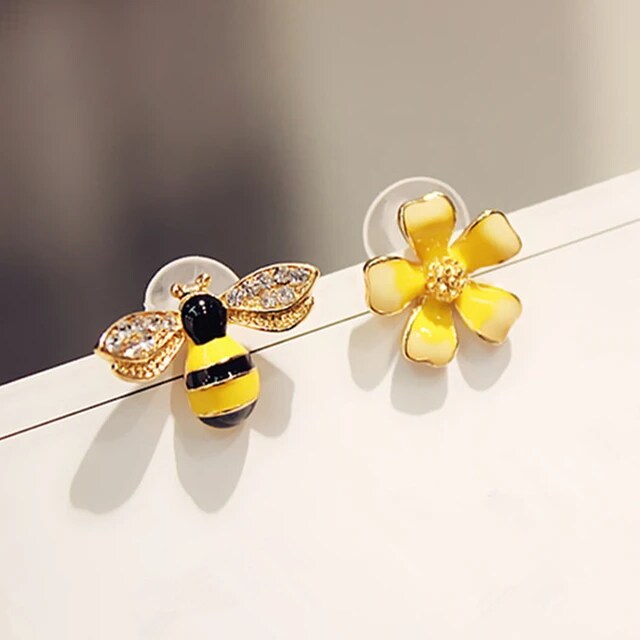 Cute Honeybee Studs