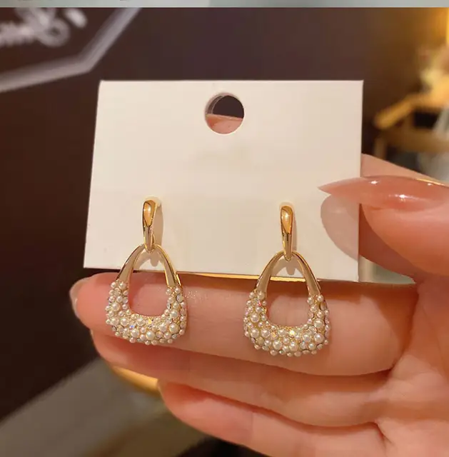 Sparkling Diamond Hoops