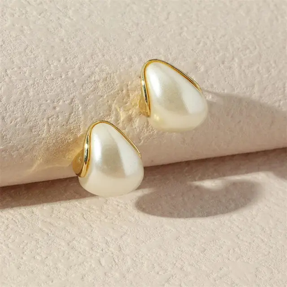 Pearl Drop Studs