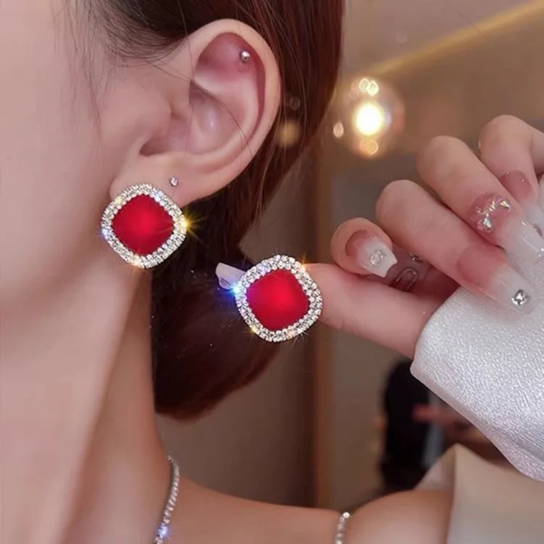 Glitter Pearl Studs