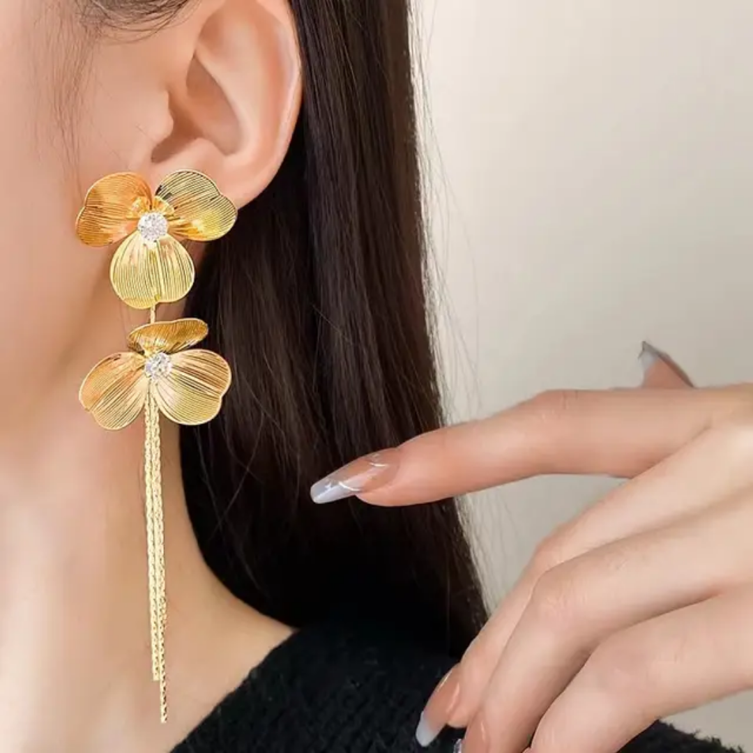 Glitz Flower Earrings