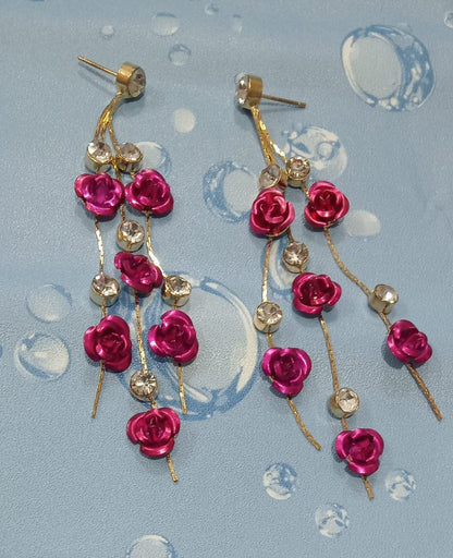 Rose Petals Danglers